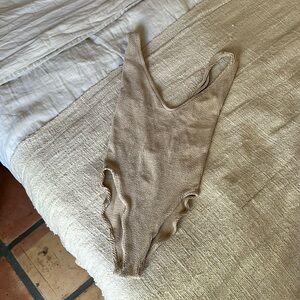 Youswim Eva one piece, worn once. Tan/ beige, not available anymore on the site